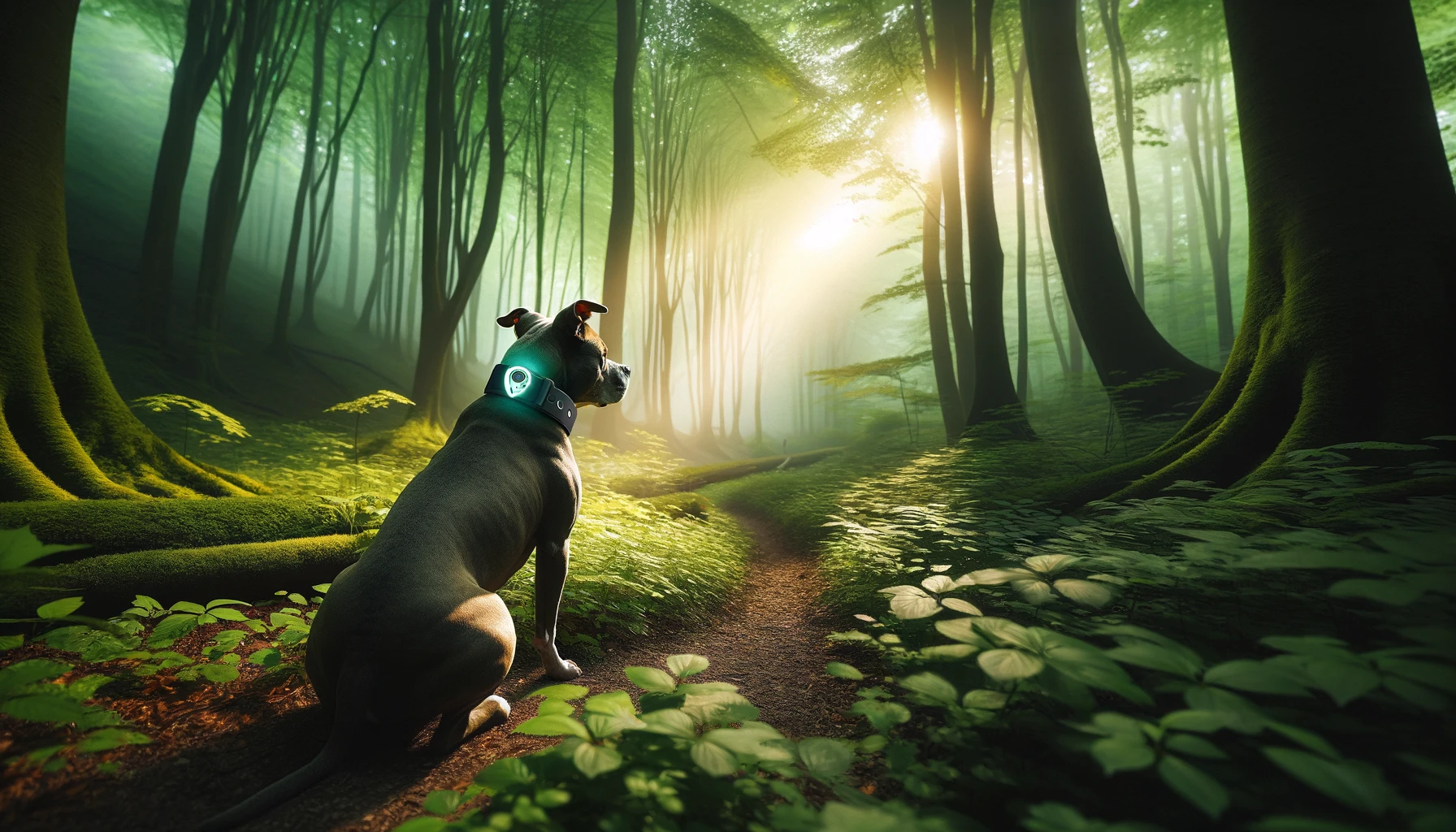 the essence of integrating technology with the natural curiosity and adventurous spirit of pit bulls.